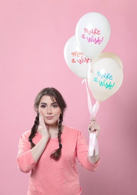 Pastel Spring Birthday Concept Psd