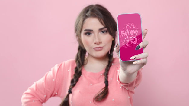 Pastel Spring Concept Mock-Up Psd