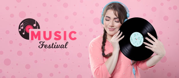 Pastel Spring Concept Mock-Up Psd