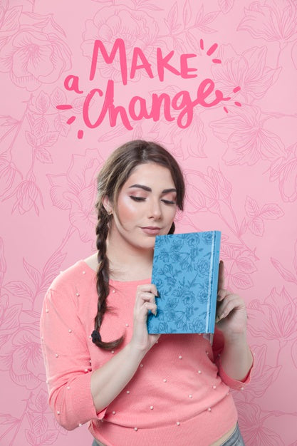 Pastel Spring Concept Mock-Up Psd