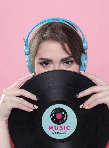 Pastel Spring Concept Mock-Up Psd