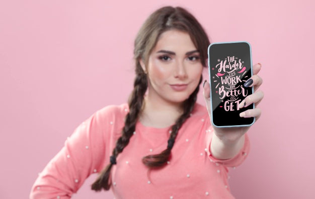 Pastel Spring Concept Mock-Up Psd