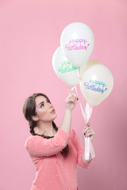 Pastel Spring Concept Mock-Up Psd