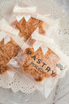 Pastry In Transparent Packaging Top View Psd