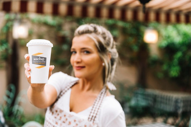 Pastry Shop Concept Mock-Up Psd