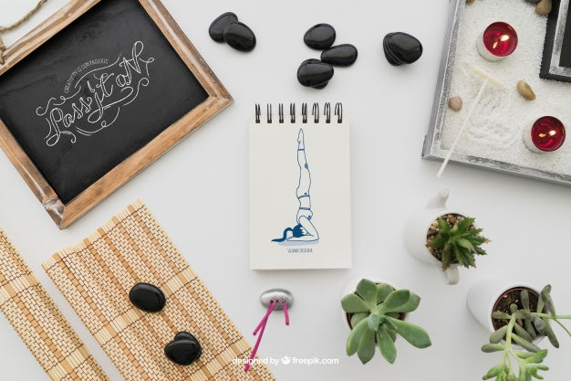 Peaceful Yoga Decoration Psd