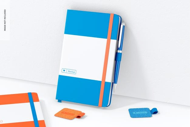 Pen Loop Mockup, Leaned Psd