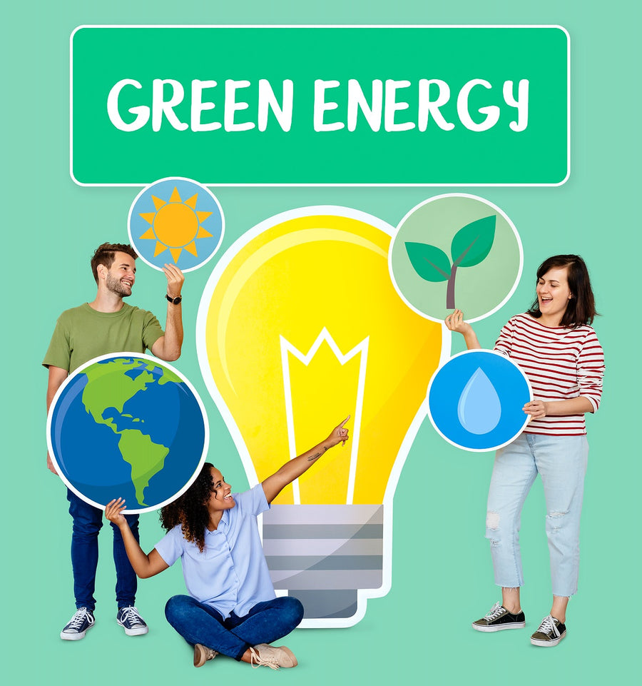 People And Environmental Conservation Concept Icons