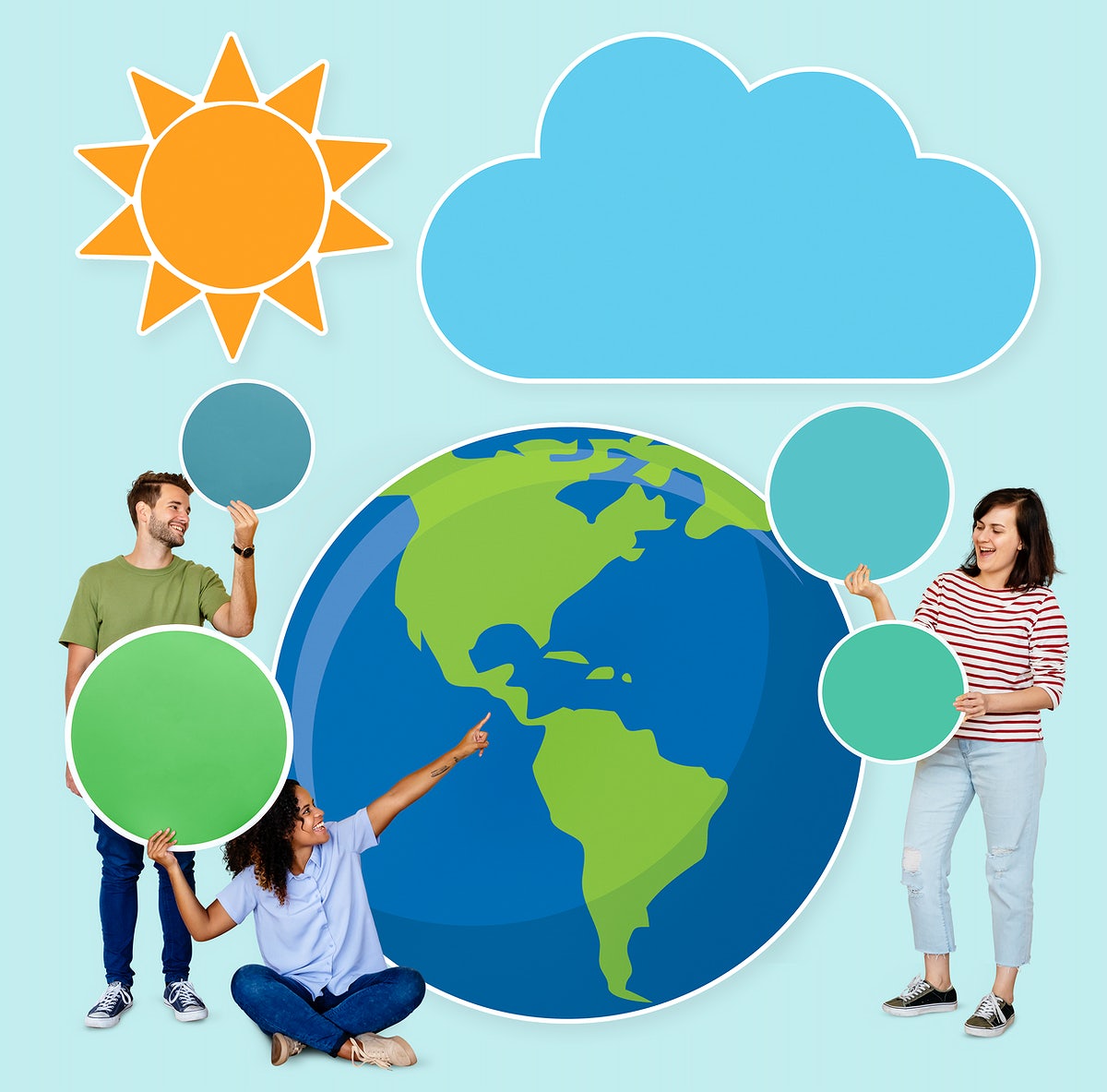 People And Environmental Conservation Icon