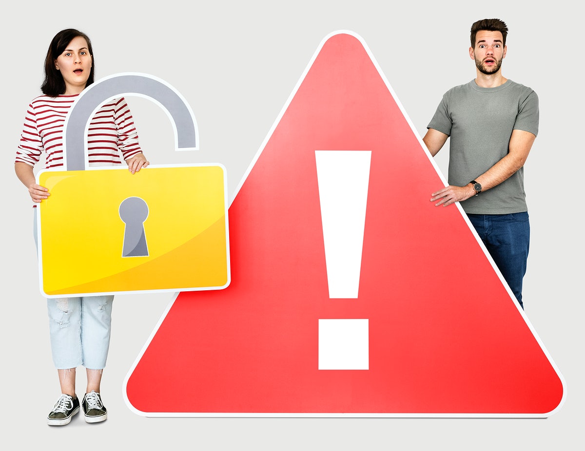 People With Icons Related To Security