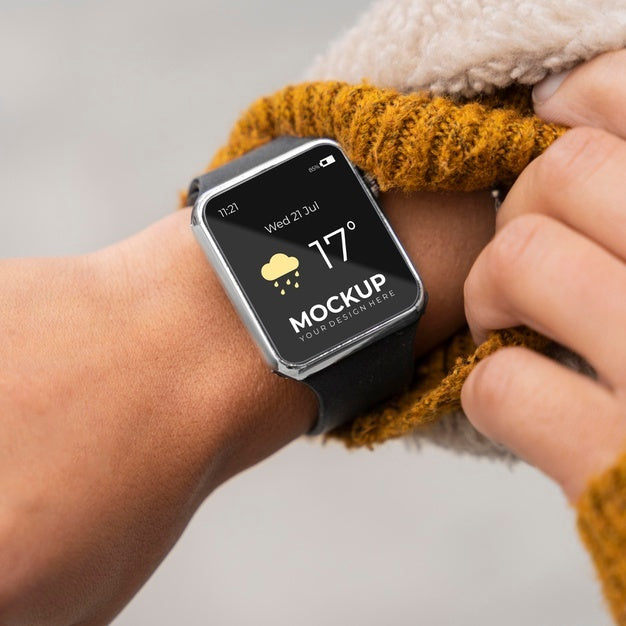 People With Technology Mockup Psd