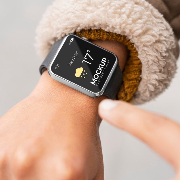 People With Technology Mockup Psd