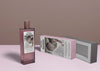 Perfume Bottle And Covering Box Psd