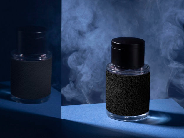 Perfume Bottle Mirroring Psd