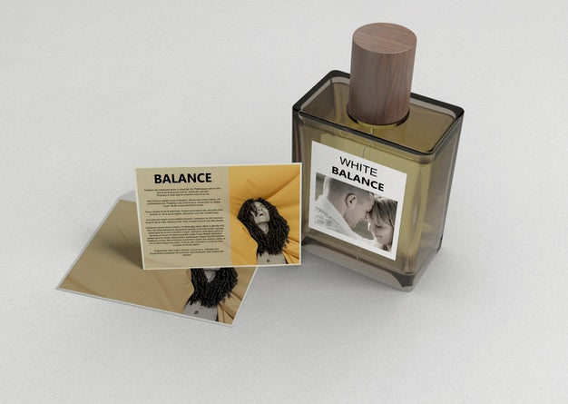 Perfume Bottle With Description Psd