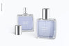 Perfume Bottles Mockup, Opened And Closed Psd