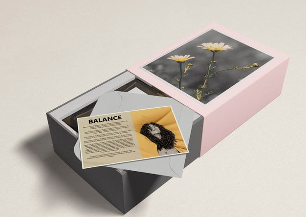 Perfume In Boxes With Descripiton Psd