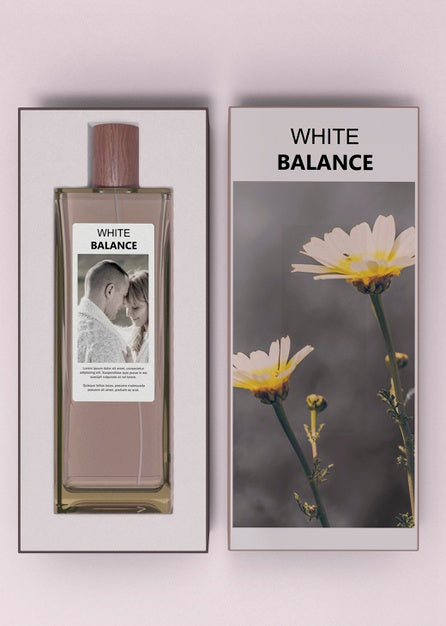 Perfumes Bottle In Boxes On Table Psd