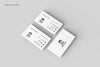 Perspective Business Card Mockup Psd