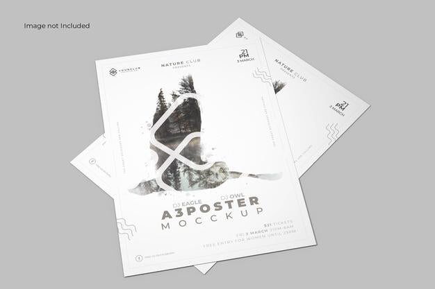 Perspective Poster Mockup Psd