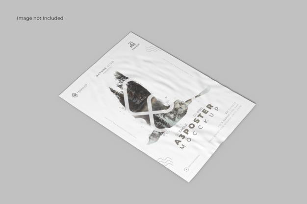 Perspective Poster Mockup Psd