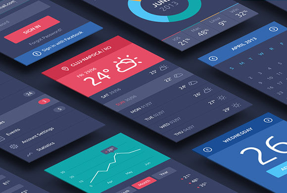 Perspective Screens Mockup