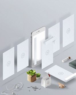 Perspective Web & Mobile App Psd Mockup Template-()