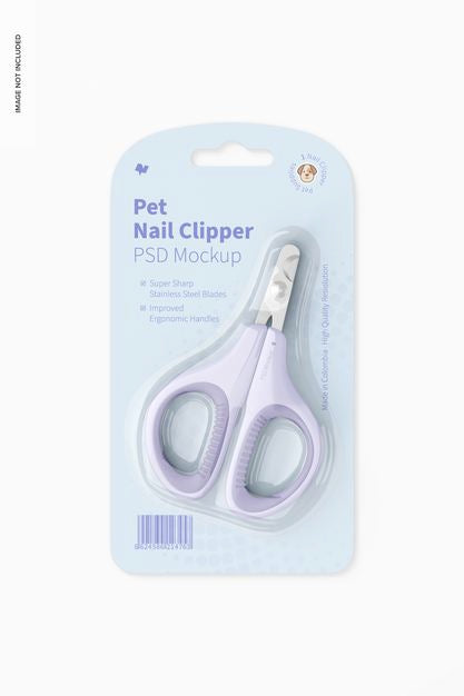 Pet Nail Clipper Mockup Front View Psd