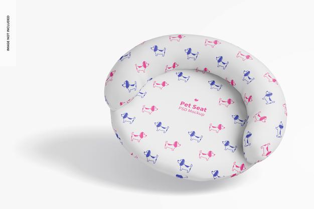 Pet Seat Mockup, Floating Psd