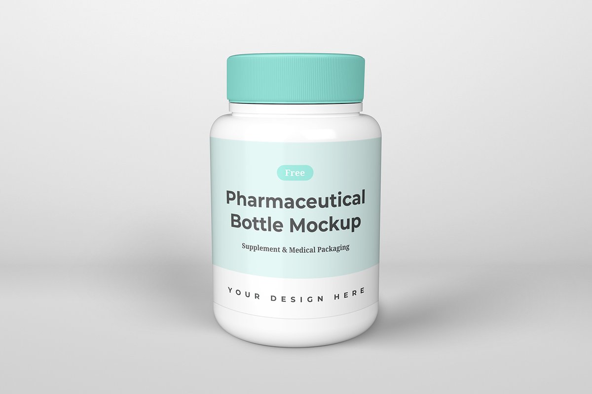 Pharmaceutical Bottle Mockup