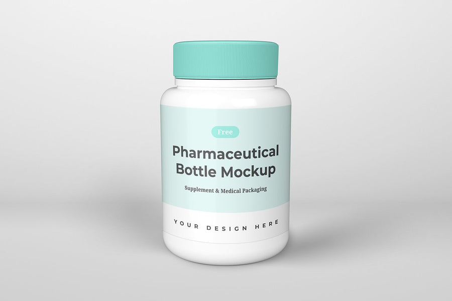 Pharmaceutical Bottle Mockup
