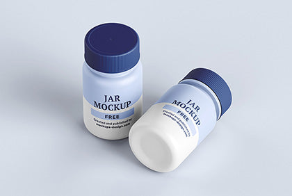 Pharmaceutical Jar Mockup