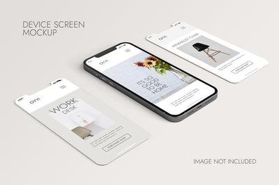Phone And Screen - Ui Ux App Presentation Mockup Psd - Mockup Hunt
