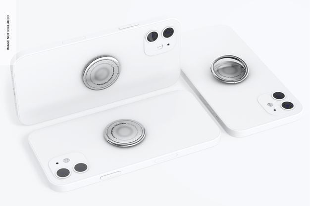 Phone Ring Holders Mockup Psd