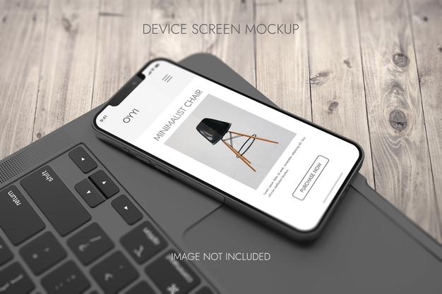 Phone Screen - Device Mockup Psd