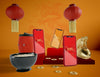 Phones Mock-Up For Chinese New Year Eve Psd
