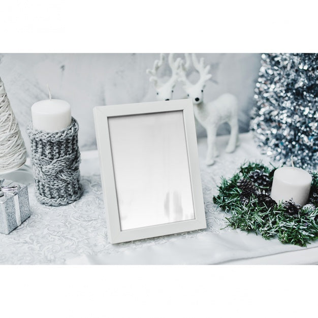 Photo Frame Mock Up Design Psd