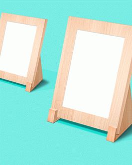 Photo Frame Stand Mockup Psd