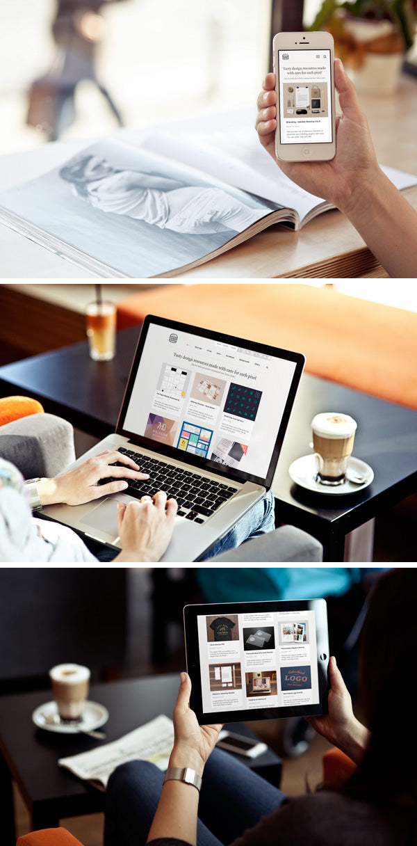 Photo Mockups – Iphone, Ipad & Macbook