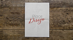 Photorealistic A4 Poster / Flyer Mockup Psd