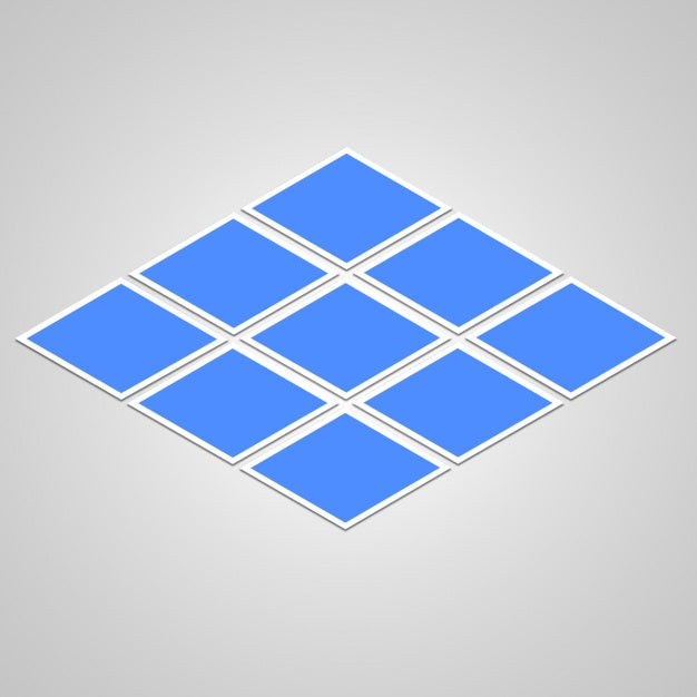 Photos Mock Up Template Psd