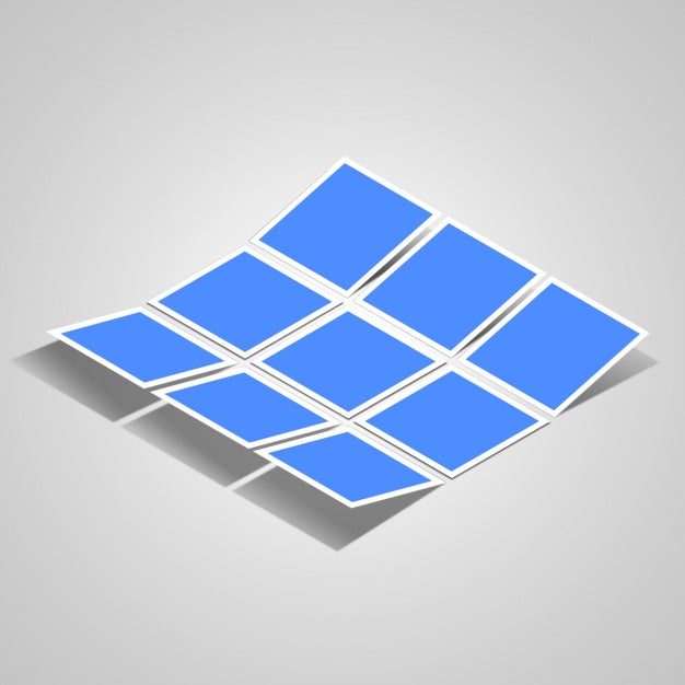 Photos Mock Up Template Psd