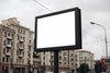 Picture Of A Large Outdoor Doard For Displaying Advertisements Next To The Avenue Psd