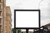 Picture Of A Large Outdoor Doard For Displaying Advertisements Next To The Avenue Psd