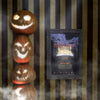 Pile Of Carved Pumpkins And Halloween Nights Frame Mock-Up Psd