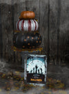 Pile Of Pumpkins Trick Or Treat Spooky Halloween Mock-Up Psd