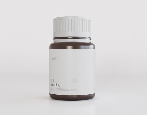 Pill Bottle Mockup Psd
