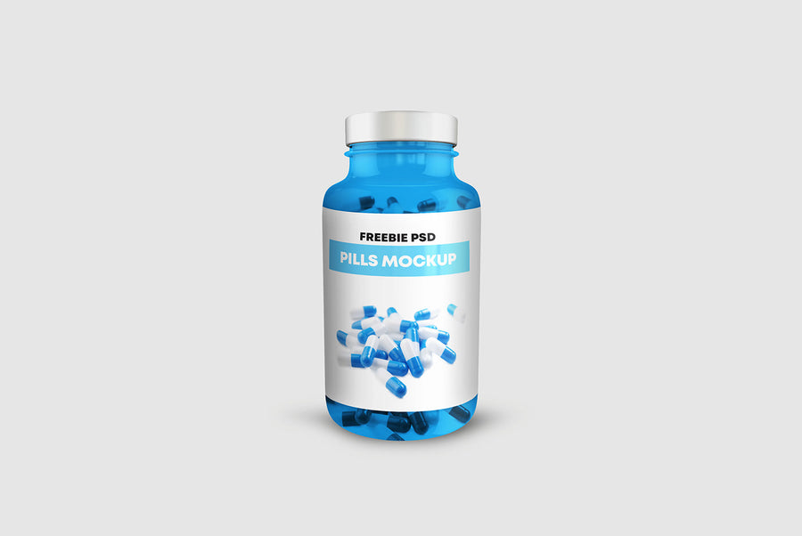 Pills Bottle Mockup