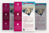 Pink And White Business Brochure Psd