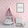 Pink Child Bedroom With Frame Mockup Psd